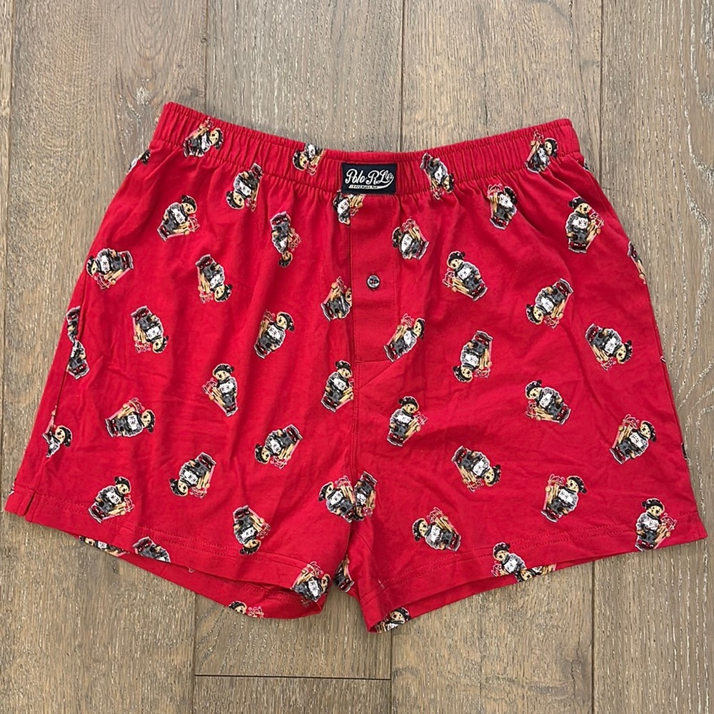 Polo Ralph Lauren Bear Cotton Boxer Shorts